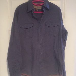 Men’s button down long sleeve shirt